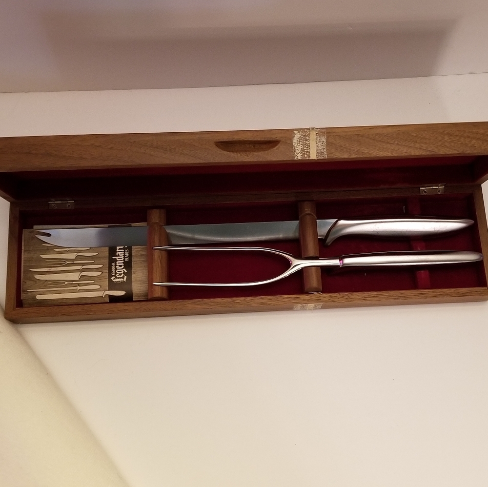 Mid Century Gerber Carving Cutlery
